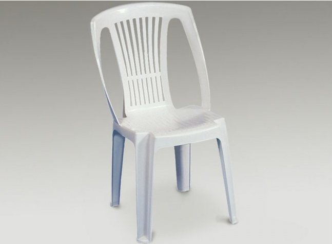 Chaise coque blanche