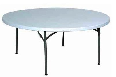 table-polyethylene rond